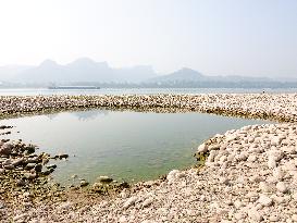 Low Water in The Yangtze River