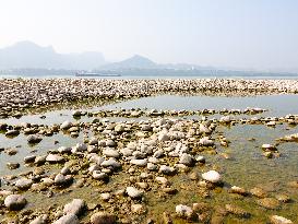 Low Water in The Yangtze River