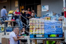 Volunteers In Valencia Floods