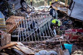 Volunteers In Valencia Floods