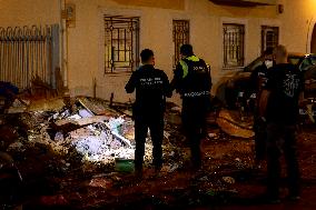 Volunteers In Valencia Floods