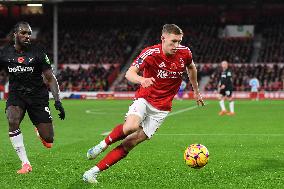 Nottingham Forest FC v West Ham United FC - Premier League