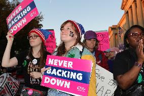 National Women's March Held In Washington DC