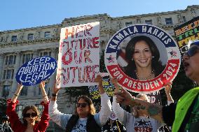 National Women's March Held In Washington DC