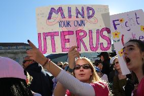 National Women's March Held In Washington DC