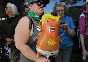 National Women's March Held In Washington DC