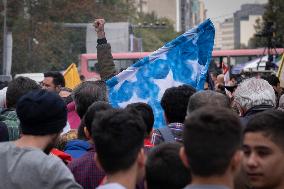 Iranians Burn U.S. And Israeli Flags In Tehran