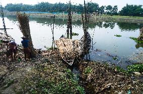 Fish In The Jalangi River Has Decreased Due To Pollution