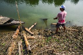 Fish In The Jalangi River Has Decreased Due To Pollution