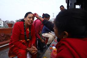 Bhai Tika Observed In Nepal