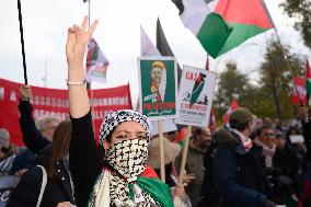 Pro-Palestine And Pro-Liban Rally - Paris