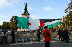 Pro-Palestine And Pro-Liban Rally - Paris