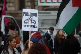 Pro-Palestine And Pro-Liban Rally - Paris