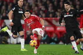 Nottingham Forest FC v West Ham United FC - Premier League