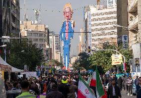 Iran-Marking The Anniversary Of The U.S. Embassy Occupation In Tehran