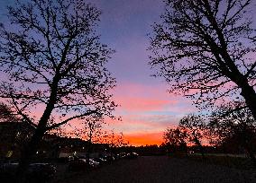 Sunset In Linköping