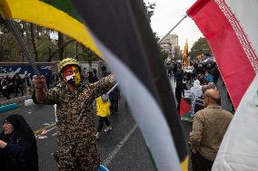 Iran-Marking The Anniversary Of The U.S. Embassy Occupation In Tehran