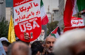 Iran-Marking The Anniversary Of The U.S. Embassy Occupation In Tehran