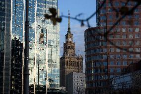 Corporations Signage And Logos In Warsaw.