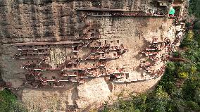 Millennium-Old Maijishan Grottoes - China