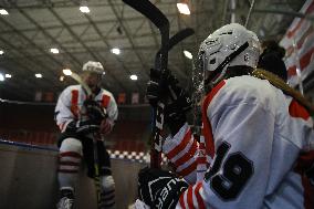 Hockey Match KS Cracovia 1906 Vs MMKS Podhale Nowy Targ In Krakow