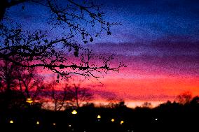 Sunset In Linköping