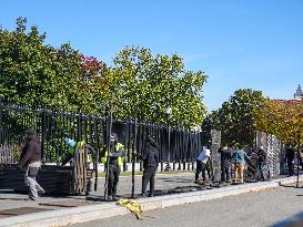 D.C. Continues To Prepare For Tuesday's Presidential Election