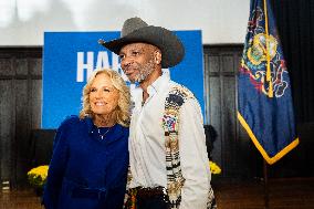 First Lady Jill Biden Campaigns For Harris-Walz In Harrisburg, PA