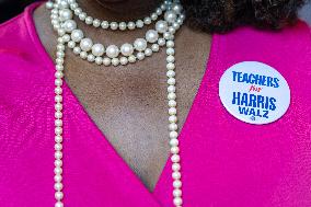 First Lady Jill Biden Campaigns For Harris-Walz In Harrisburg, PA