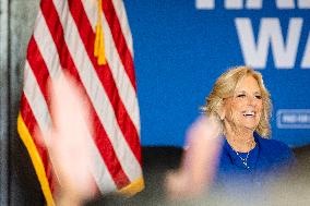 First Lady Jill Biden Campaigns For Harris-Walz In Harrisburg, PA