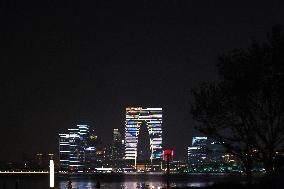 The Gate of the Orient Night View in Suzhou