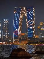 The Gate of the Orient Night View in Suzhou