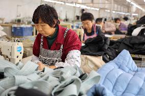 China Manufacturing Industry Down Jackets