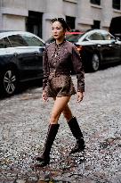 PFW - Nina Ricci Street Style