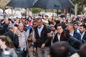 King And Queen Of Spain Pelted With Mud On Visit To Flooded Town