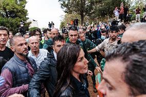 King And Queen Of Spain Pelted With Mud On Visit To Flooded Town