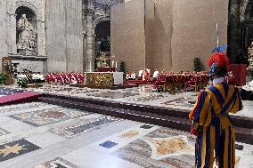 Pope prays for Cardinals and Bishops who died in the past year - Vatican