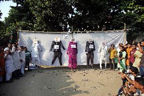 Rights Activists And Students Stage A Protest - Dhaka