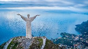 Christ The Redeemer Of Maratea: Overlooking The Tyrrhenian Sea