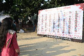 Rights Activists And Students A Symbolic Protest Against Fascism In Dhaka.