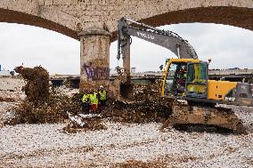 Seventh Day of The Effects of The Dana in Valencia - Spain