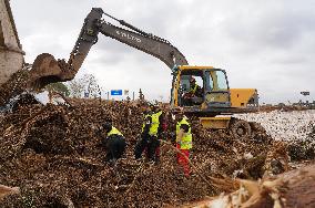 Seventh Day of The Effects of The Dana in Valencia - Spain