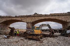 Seventh Day of The Effects of The Dana in Valencia - Spain