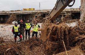 Seventh Day of The Effects of The Dana in Valencia - Spain