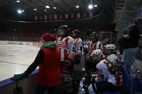 Hockey Match KS Cracovia 1906 Vs MMKS Podhale Nowy Targ In Krakow