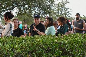 Residents Voting In Florida US