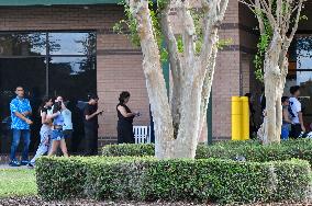 Residents Voting In Florida US