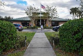 Residents Voting In Florida US