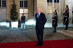 PM Barnier Welcomes Romanian PM Ciolacu - Paris