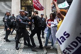 Protest Against The Privatization Of State Schools In São Paulo